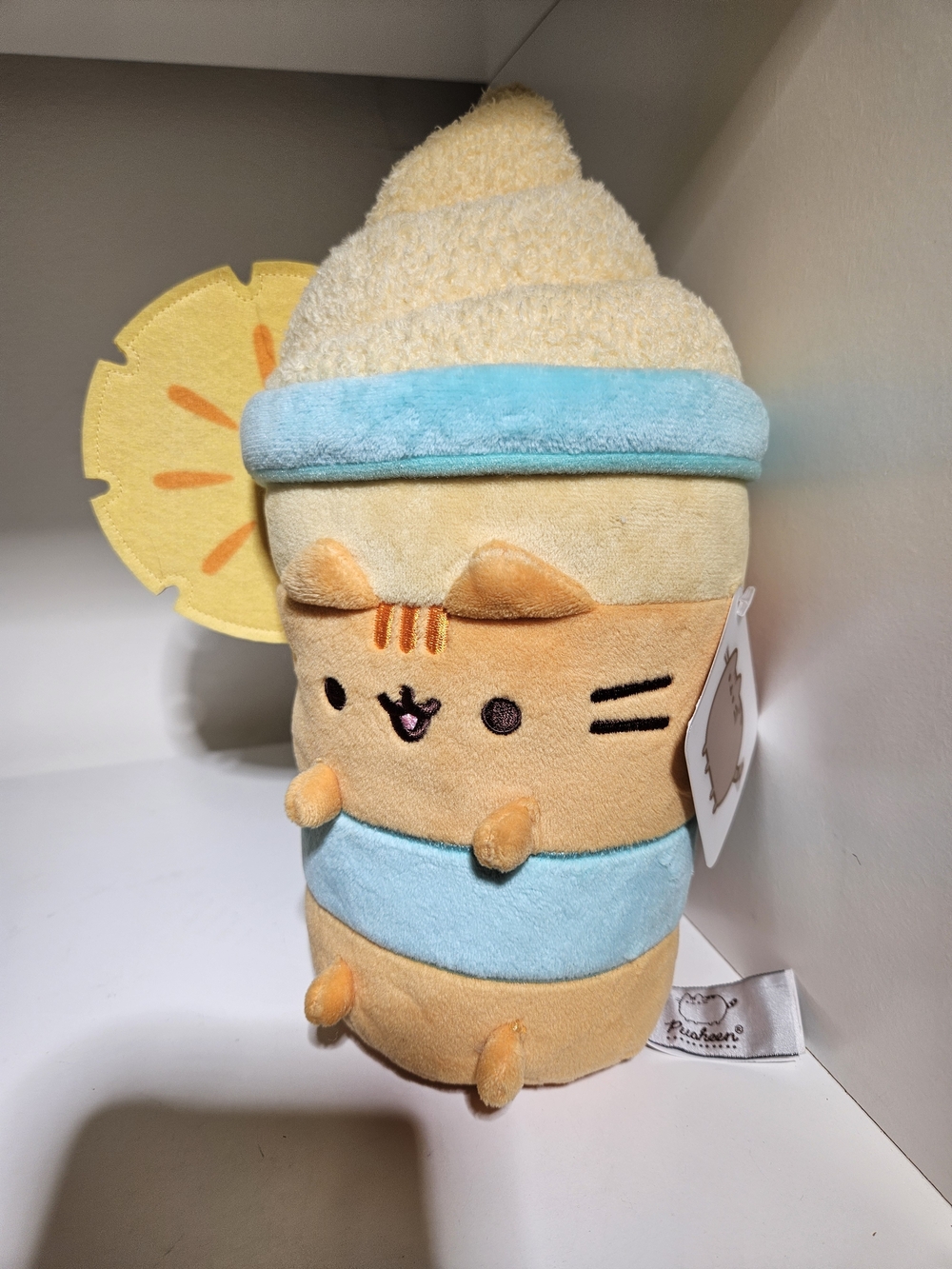 Pusheen Pinapple Float Nwt Drink Cat Plush